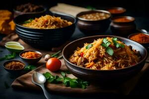 indian food is a popular choice for many people. AI-Generated photo