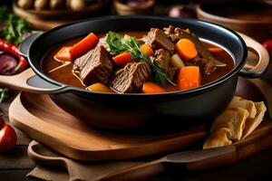 the best beef stew recipes. AI-Generated photo