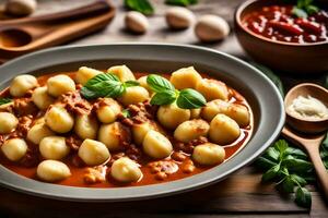 el mejor pasta platos en el mundo. generado por ai foto