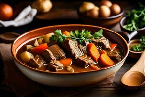 the best beef stew recipes. AI-Generated photo