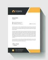 Vector Corporate Creative Clean and Professional Company Business Letterhead Template Design.