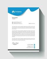 Vector Corporate Creative Clean and Professional Company Business Letterhead Template Design.