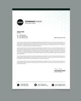 Professional corporate letterhead tempalte vector