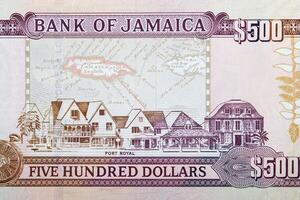 Port Royal from Jamaican money photo