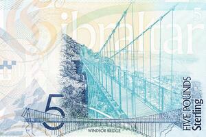 Windsor Bridge from Gibraltar money photo