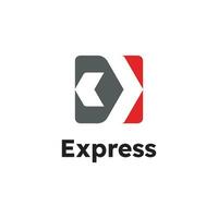 Express logo Vector icon design illustration Template