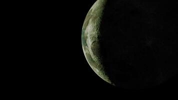 das Mond ist ein astronomisch Körper Das Umlaufbahnen Planet Erde video