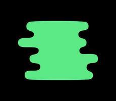 Abstract liquid shape. Stain backdrop. Isolated vector illustration on dark background.