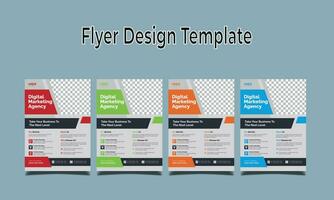 Creative corporate business flyer template,Corporate Business flyer template, Flyer Template Geometric shape used for business poster layout,business flyer template with minimalist layout vector