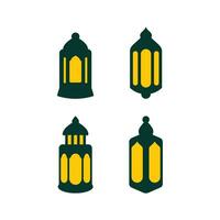 Lantern icon vector