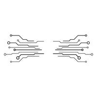 Circuit technology illustration vector