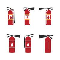 Fire extinguisher icon vector