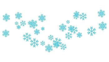 Abstract Snowflakes background vector