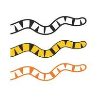 Tiger tail icon vector
