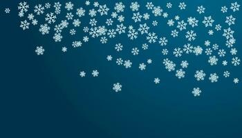 Abstract Snowflakes background vector