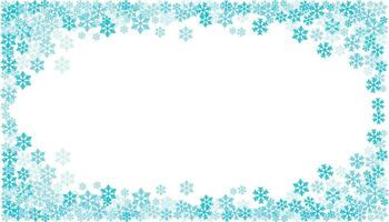 Abstract Snowflakes background vector