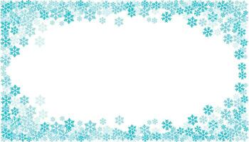 Abstract Snowflakes background vector