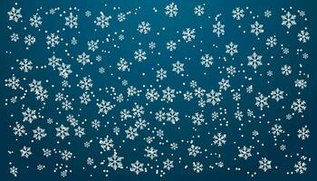 Abstract Snowflakes background vector