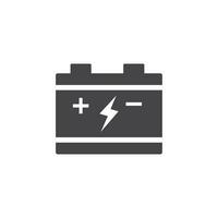 Battery flat icon vector