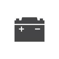 Battery flat icon vector