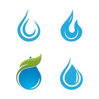 Water drop illustration vector