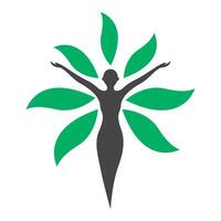 Woman Healthy logo vector