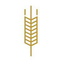 Wheat logo template vector