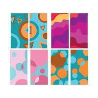 Abstract shape background vector