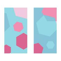 Abstract shape background vector