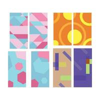 Abstract shape background vector