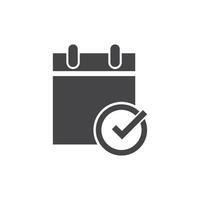 Calendar flat icon vector