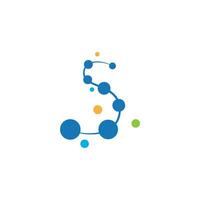 Molecule logo icon vector