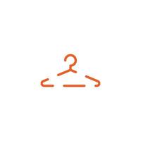 Hanger icon flat design vector