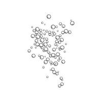Fresh water bubbles vector
