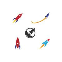 Rocket  logo design vector