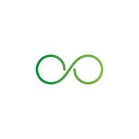 Infinity logo design vector