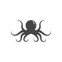 diseño de logotipo de pulpo vector