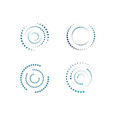 Circle dot vector