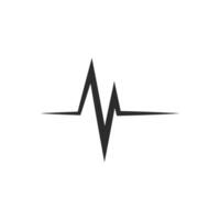 Pulse line Heart beat line vector