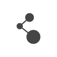 Molecule logo icon vector