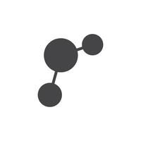 Molecule logo icon vector