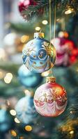 Festive Christmas Decoration Ideas for a Merry Holiday Season. Ai Generated. photo