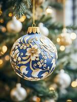 festivo Navidad decoración ideas para un alegre fiesta estación. ai generado. foto