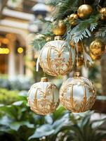 Festive Christmas Decoration Ideas for a Merry Holiday Season. Ai Generated. photo