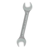 llave inglesa. llave reparar herramienta. mecánico o ingeniero instrumentos apoyo Servicio vector ilustración aislado en blanco.