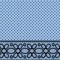 Black grey and blue brown floral textile design vector