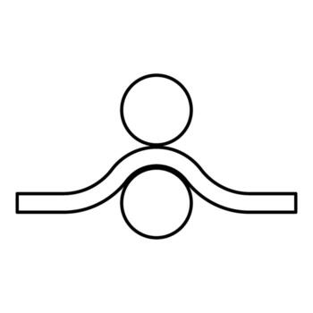 Printing rollers industrial print rolling machine rolling-mill linear metalworking processing of plate slab round drums equipment metal distribution typographic printing two shafts pass the sheet vector