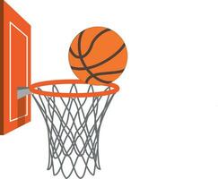 Basketball cartoon vector. Basketball logo design. vector