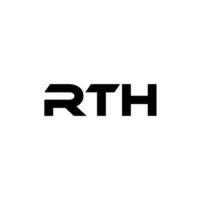 RTH Letter Logo Design, Inspiration for a Unique Identity. Modern Elegance and Creative Design. Watermark Your Success with the Striking this Logo. vector