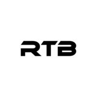 RTB Letter Logo Design, Inspiration for a Unique Identity. Modern Elegance and Creative Design. Watermark Your Success with the Striking this Logo. vector
